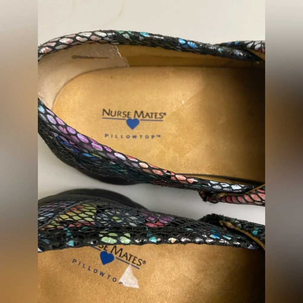 🎊🧚‍♀️Nurse mates women’s comfort shoes genuine leather for work, every day. 7,5